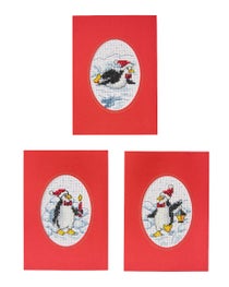 Pingviner - 3 pack kort | Eddna SE
