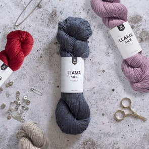 Llama Silk - garn i lamaull och silke från Järbo | Eddna SE