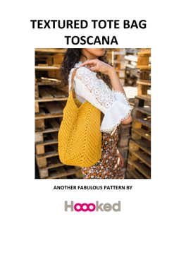 Textured tote bag Toscana