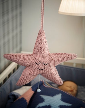 Stjärnor till baby - amigurumi