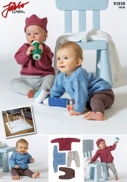 Fötter och händer – babyset - tröja, byxa och filt